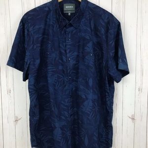 Bonobos Mens Blue Indigo Dye Button Down Slim Fit
